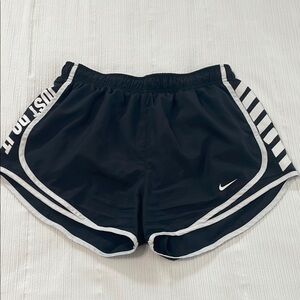 Nike Black and White Athletic Shorts
